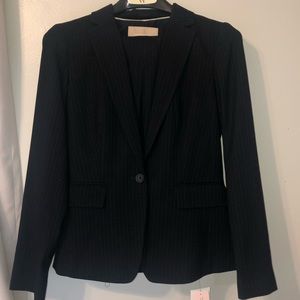 NWT Navy Blue pin stripe pant and blazer suit